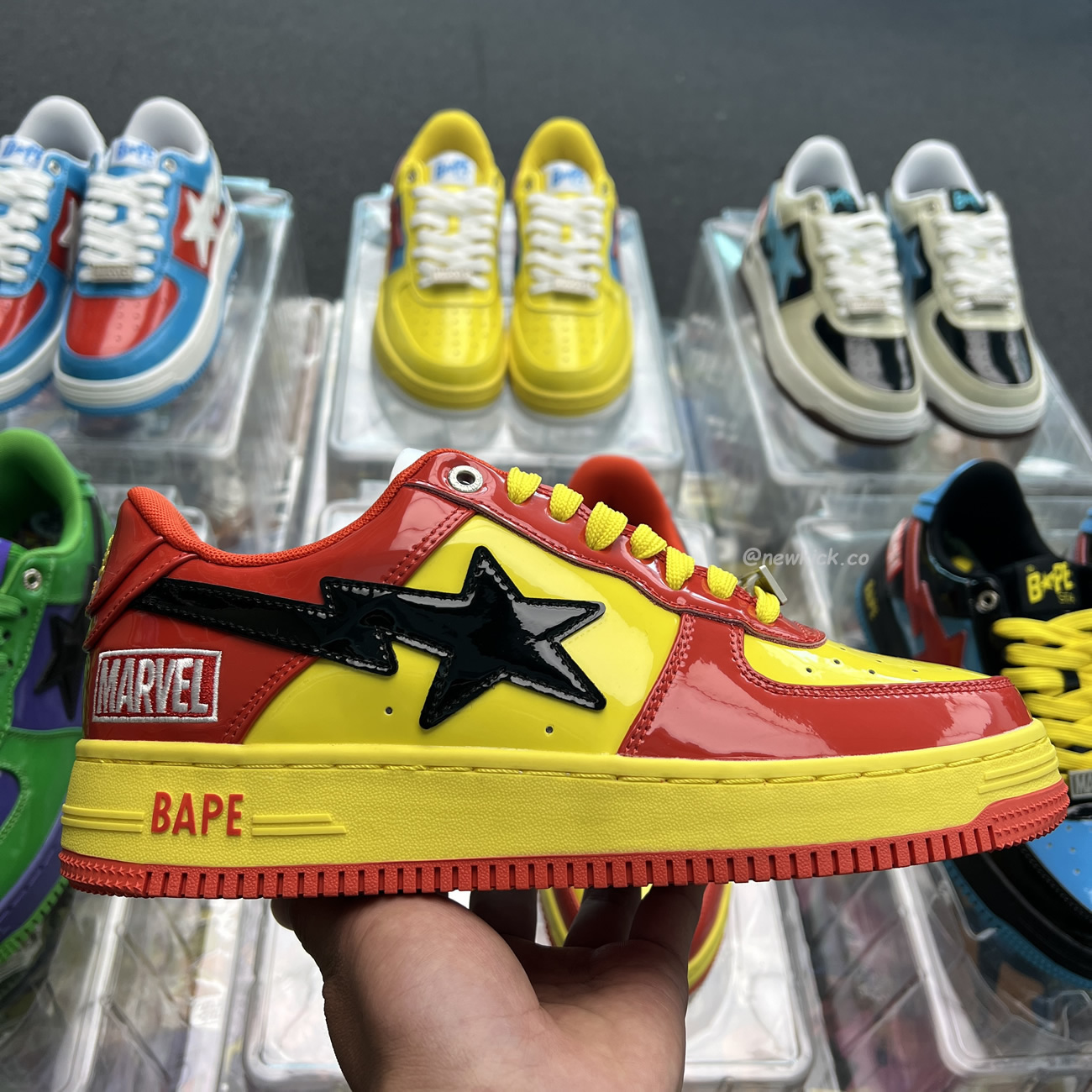 A Bathing Ape Bape Sta Marvel Comics Rocket Raccoon Thor Hulk Captain America Black Widow Iron Man  2022 (35) - newkick.vip